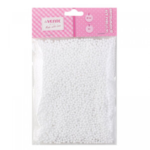 Заготовка для декорирования Снег d=2 мм 10 гр цвет белый 8003011