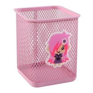 Подставка для пишущих принадлежностей NicoNico 8x8x9,8см с декор элементом 4104316