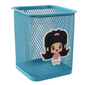 Подставка для пишущих принадлежностей NicoNico 8x8x9,8см с декор элементом 4104318