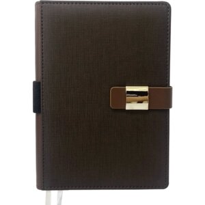 Ежедневник 352стр датир А5 2024 Denver кремовая бумага Коричневый 2232439