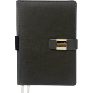 Ежедневник 352стр датир А5 2024 Denver кремовая бумага Темно серый 2232441