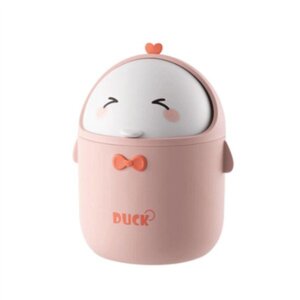 Контейнер для мусора Kawaii 12x12x20см настол пластик с крышкой 4104348
