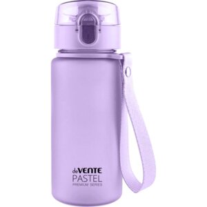 Бутылка для воды 400мл Pastel 17,9x6,5см пластик с диффузором матовая сиреневая 8090331