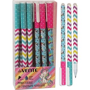 Ручка гелевая 0,5мм Пиши стирай Стильная штучка 2 диз 5051025