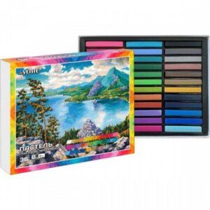 Пастель 36цв сухая худож мягкая квадратное сечение 65x10мм 8172001