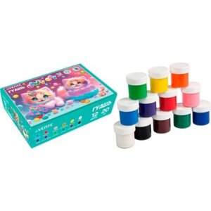 Гуашь 12цв 20мл Candy Cat 8075302