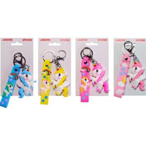 Брелок резиновый Unicorn асс 4,9x7,8см 9020105