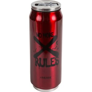 Термокружка No More Rules 470мл 8-12ч 7,2x19см с поильником и трубочкой 8090316