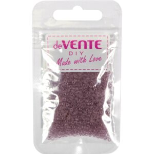 Бисер 2мм 10г Frosted Фиолетовый круглый полупрозрачный стеклянный 8001366