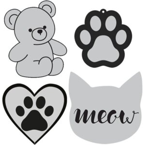 Наклейки световозвращающие Toys 4шт размер листа 110x130мм 9083212