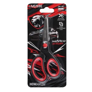 Ножницы 13см Never Stop закруглен прорезинен 8010412