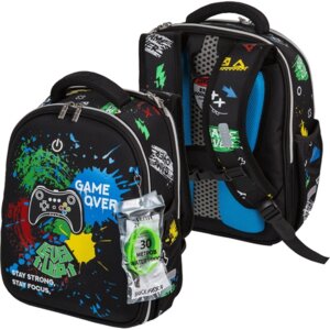 Рюкзак Junior Level Up Game школьный жесткий 35x27x13 см (14 л) вес 800г 1 отд 7033404