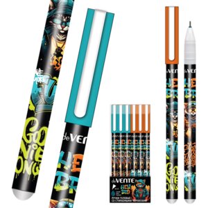 Ручка гел 0,5мм стираемая Hey Bro 2 диз корп 5051437