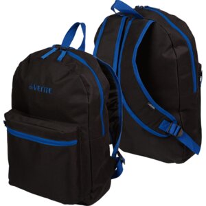 Рюкзак подростковый 14л Черный с синим 40x29x17см 250г 1 отд на молнии 1 передний карм 7032379