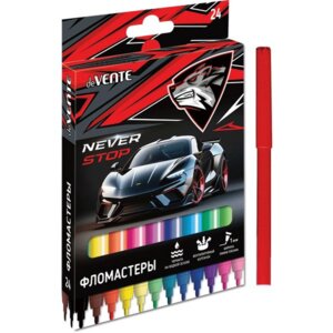 Фломастеры 24цв Never Stop 5083428