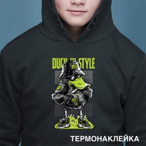 Термонаклейка для декора текстиль изделий Cool Duck 10,4x17см 8002436