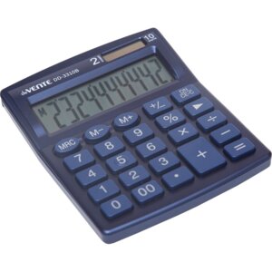 Калькулятор настольный DD-3310B 10 разр двойное питание 105x127x21мм синий 4031325