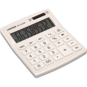 Калькулятор настольный DD-3310W 10 разр двойное питание 105x127x21мм молочный 4031326