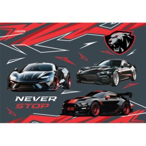 Накладка на стол 3D Never Stop 43x29см пластик 500мкм 8061406