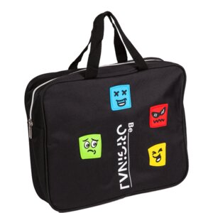 Папка для тетрадей с ручками А4 Be Original 36x28x8см с текстильным расшир 8056446