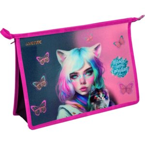 Папка для тетрадей на молнии A4 Miracle 330x230x100мм с текстильным расшир 100мм 8056406