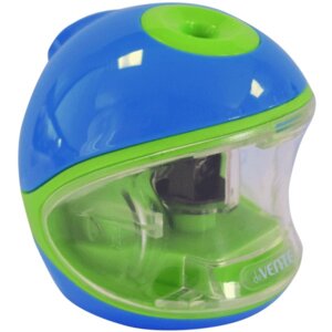 Точилка электрическая Сфера 8,4x8,4x10,9см 1отв с контейнером 4071200