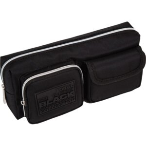 Пенал 1 отд TOTAL BLACK 21x8,5x6см прямоугол для 50 предметов 7029423