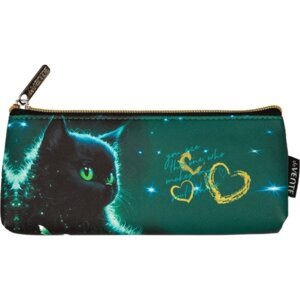 Пенал Black Cat 21x8x3,5см треугол для 45 предметов 7026443