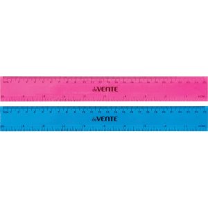 Линейка пластик 25см полупрозрачная цветная 5091320