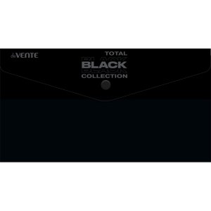 Папка конверт на кнопке A5 Travel size DLTOTAL BLACK 180мкм непрозр 3071340