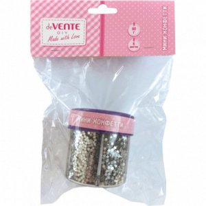 Мини конфетти для декора  Stars.Set 1 в диспенсере с дозатором 72г 6цв 8003142