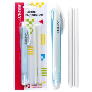 Ластик выдвижной Triolino с 2-мя запасными стержнями в пластик корп 4070400