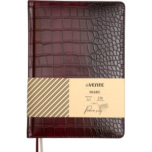 Ежедневник 272стр недатир A5 Belcanto кремовая бумага 70г/м² Бордо Кожзам 2234503