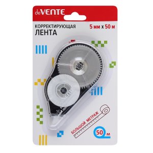 Корректирующая лента 5ммx50м прозр корпус с черным 4062400