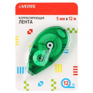 Корректор лента 5ммx12м зеленый полупрозр корп 4062108