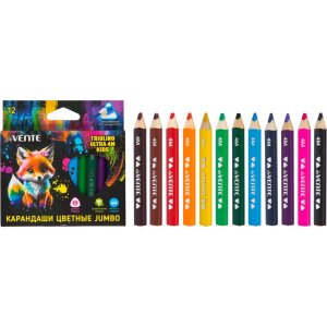 Карандаши 12цв Triolino Ultra 4М KIDS утолщенный 10мм 5022428