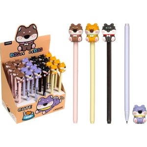 Ручка шар подарочная 0,7мм Doggy с декор элементом ультра гладкое письмо 5073441