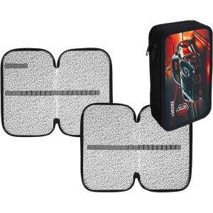 Пенал 2 секц No Limits 205x120мм прямоуг на молнии 7012509