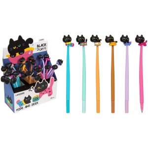 Ручка шар Black Cat силиконовая подарочная 5073461