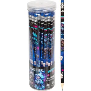 Карандаш ч/г HB с ластиком Korokoro трехгран 5032500