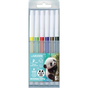 Фломастеры  6цв Yummy Panda блистер 5080521