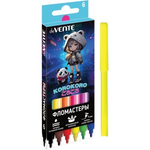 Фломастеры  6цв Korokoro 5080530