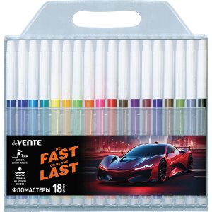 Фломастеры 18цв Fast Or Last блистер 5082522