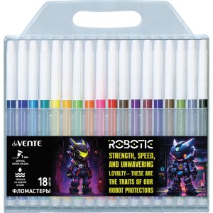 Фломастеры 18цв Robotic блистер 5082523