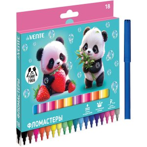 Фломастеры 18цв Yummy Panda 5082531