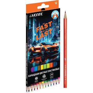 Карандаши 12цв пластик Fast Or Last 2М 5022545