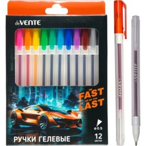 Набор ручек гелевых 12цв Fast or Last прозрачно-мат корп 5051530