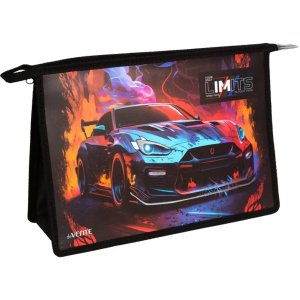 Папка для тетр на молнии А4 Speed Zone с текстильным расширением 100мм 8056543