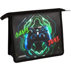 Папка для тетр на молнии А5 Gamer с текстильным расширением 80мм 8056548