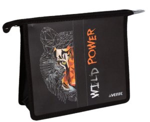 Папка для тетр на молнии А5 Wild Power с текстильным расширением 80мм 8056552
